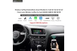 Audi Q1 Q2 Q3 Q5 Q7 MMI2G MMI3G MIB B8 B9 Wireless CarPlay Android Auto Module