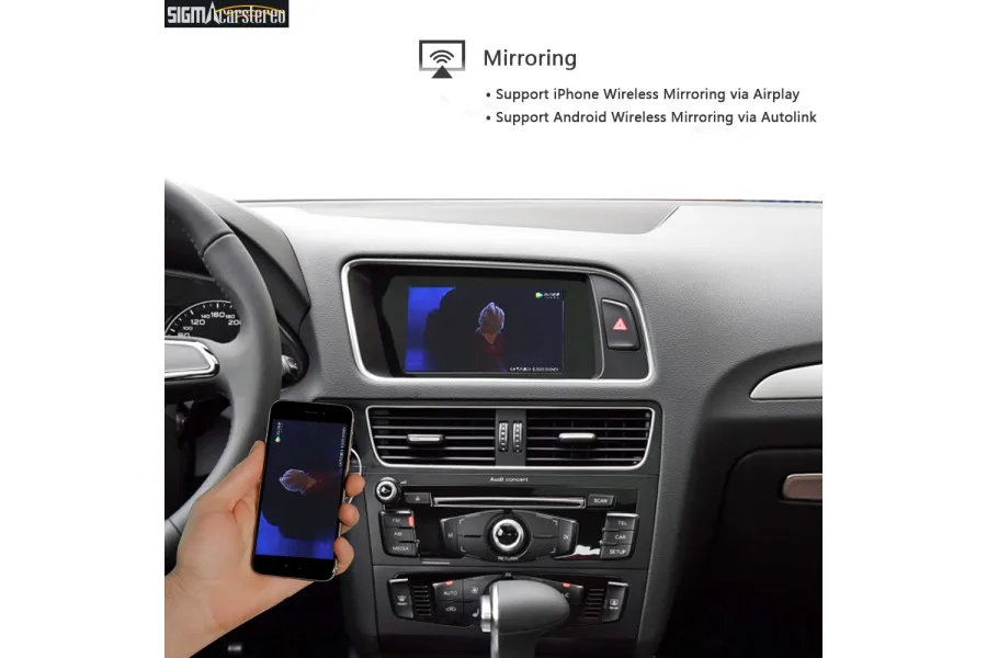 Audi Q1 Q2 Q3 Q5 Q7 MMI2G MMI3G MIB B8 B9 Wireless CarPlay Android Auto Module