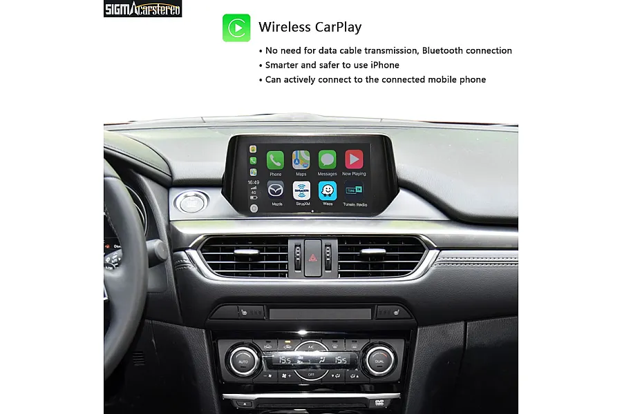 Mazda Atenza 2013-2019 models MMI Wireless CarPlay Android Auto 