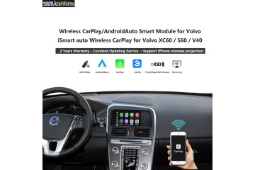 Volvo XC60 MMI interface wireless CarPlay Android auto mirror link backup camera