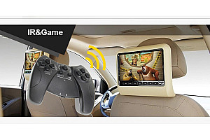 Car head rest LCD CD DVD player MP3 FM IR SD USB 10 inch HD