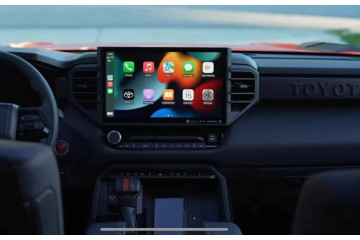 Toyota Tundra Sequoia 2022 13.3 inch aftermarket radio upgrade system carplay head unit