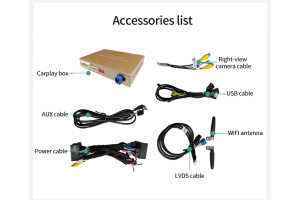 Peugeot 508 Citroen DS5/6 2013-2017 Original Screen Upgrade Android Mirrorlink TV Kit Box Wireless Apple Carplay Decoder Interface Ｍodule Box