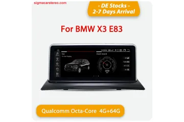 BMW X3 E83 2003-2010 10.25" GPS Head Unit | Multimedia, CarPlay & DAB Upgrade