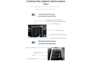 Volvo XC60 XC70 XC90 S60 S80 S90 V60 V70 V40 Original Screen Upgrade Decoder Wireless Apple Carplay Car Box Android Auto Interface Module