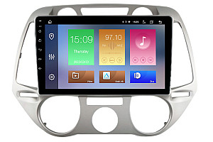 Hyundai i20 2008-2012 with Manual AC Aftermarket Radio Upgrade system