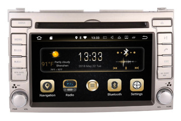 Hyundai i20 2008-2012 Autoradio GPS Aftermarket Android Head Unit Navigation Car Stereo 