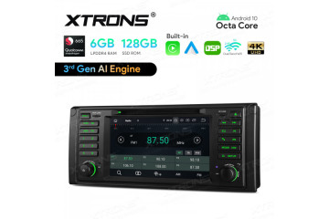 7" Snapdragon 665 Android Octa Core 6GB + 128GB Car Navigation System (4G LTE*) Universal Custom Fit for BMW