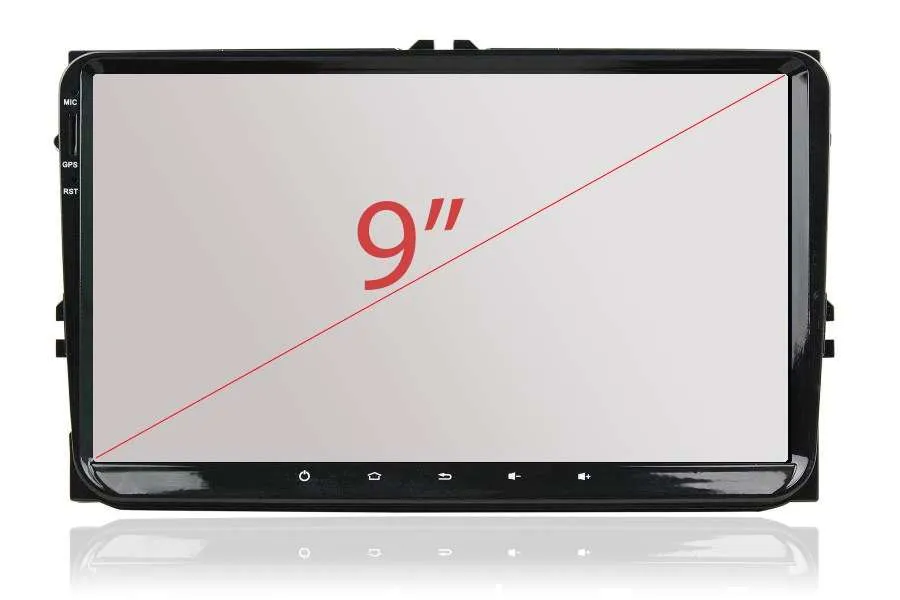 VW Skoda Seat  radio upgrade aftermarket Android Head Unit Navigation Car Stereo 