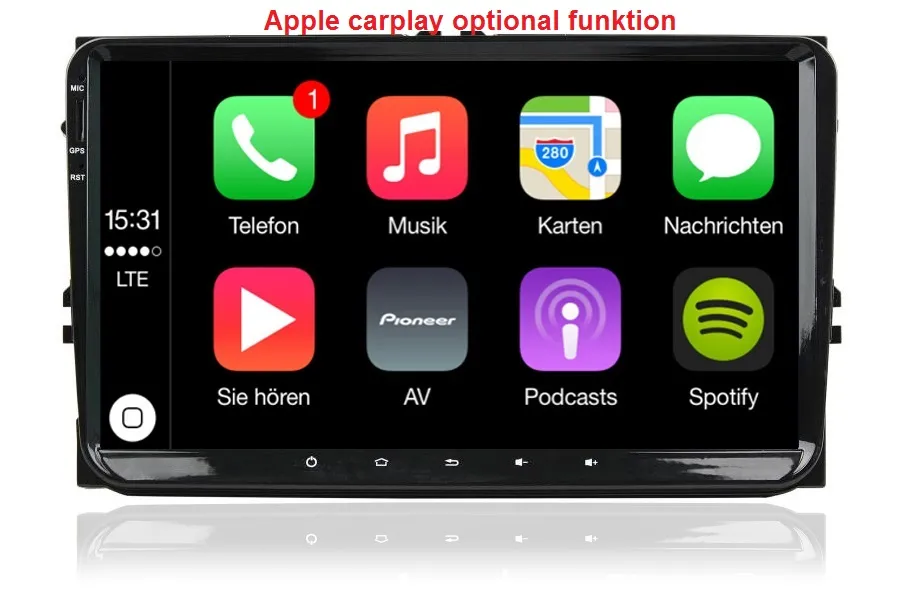 VW Skoda Seat  radio upgrade aftermarket Android Head Unit Navigation Car Stereo 