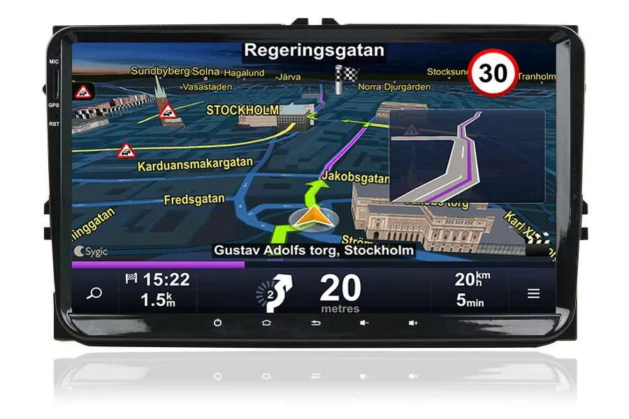 VW Skoda Seat  radio upgrade aftermarket Android Head Unit Navigation Car Stereo 