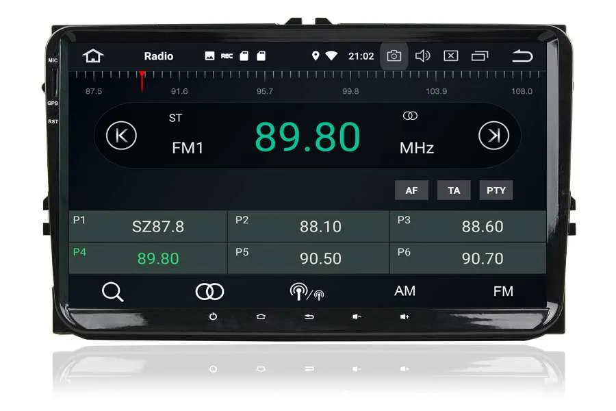 VW Skoda Seat  radio upgrade aftermarket Android Head Unit Navigation Car Stereo 