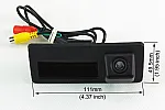 Audi A3/A4/A5/A6/A7/Q3/Q5/Q7 Tailgate Handle Reverse Camera