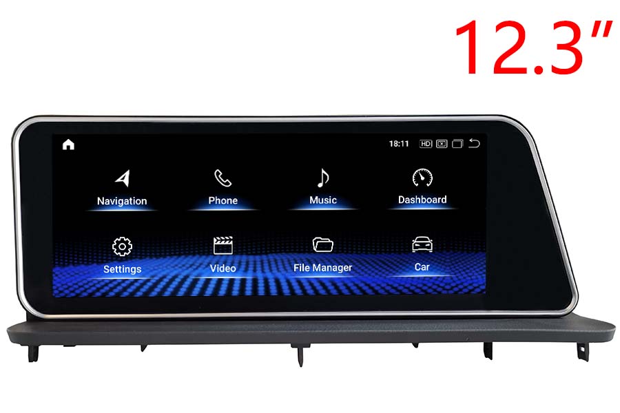 Lexus RX 2015-2019 Radio Upgrade With 12.3 Inch Screen