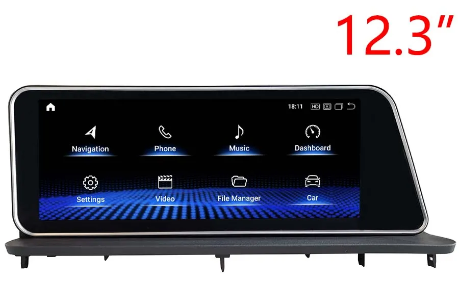 Lexus RX 2015-2019 Radio Upgrade With 12.3 Inch Screen