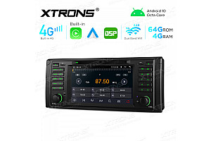 BMW E39 Integrated 4G: 7" Multimedia Navigation System ,Built-in CarAutoPlay and Android Auto and DSP dab 
