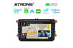 Integrated 4G : 8" Octa-Core Multimedia Player Navigation System Built-in CarAutoPlay & Android Auto & DSP - VW/Skoda/SEAT