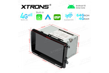 Integrated 4G: 9 inch Octa-Core Android Multimedia Navigation System CarAutoPlay & DSP For VW, Skoda and SEAT