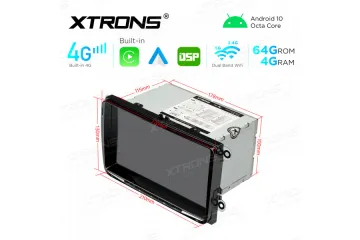 Integrated 4G: 9 inch Octa-Core Android Multimedia Navigation System CarAutoPlay & DSP For VW, Skoda and SEAT