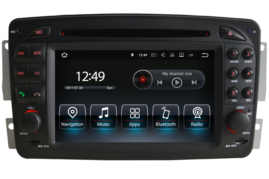 Mercedes-Benz A/C/CLK/E/G/M/ML/S Aftermarket Radio Upgrade 
