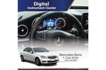 Digital Instrument Cluster for Mercedes Benz C-Class (W204 Pre-Facelift)