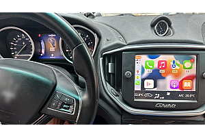 Wireless CarPlay AndroidAuto For Maserati Quattroporte Ghibli 2012-2016 Support Mirroring OEM Microphone