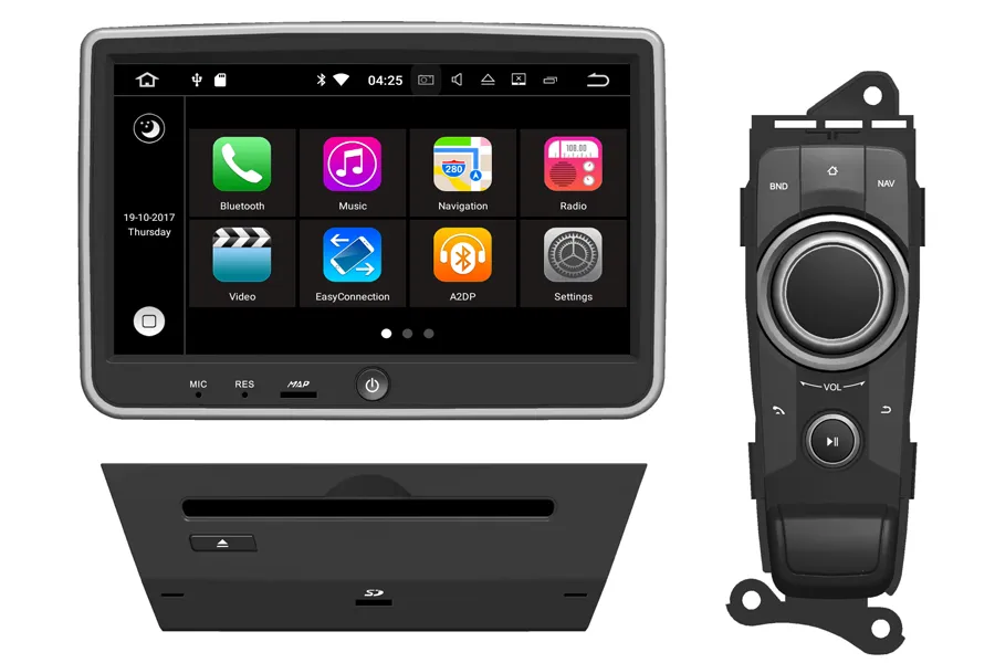 Mazda 2 2015-2017 Autoradio GPS Aftermarket Android Head Unit Navigation Car Stereo 