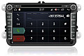 VW Skoda Seat radio upgrade aftermarket android Head Unit Navigation Car Stereo image