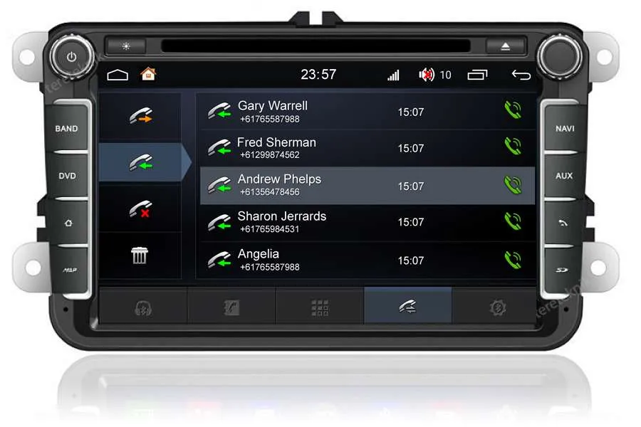 VW Skoda Seat radio upgrade aftermarket android Head Unit Navigation Car Stereo 