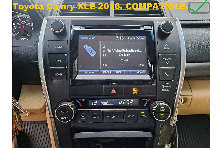 Toyota Camry USA 2015-2017 Car Radio Upgrade Aftermarket Stereo  CarPlay