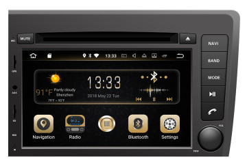 Volvo S60 V70 radio upgrade aftermarket Android Head Unit Navigation Car Stereo 