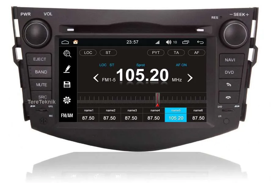 Toyota RAV4 2006-2011 Autoradio GPS Aftermarket Android Head Unit Navigation Car Stereo 
