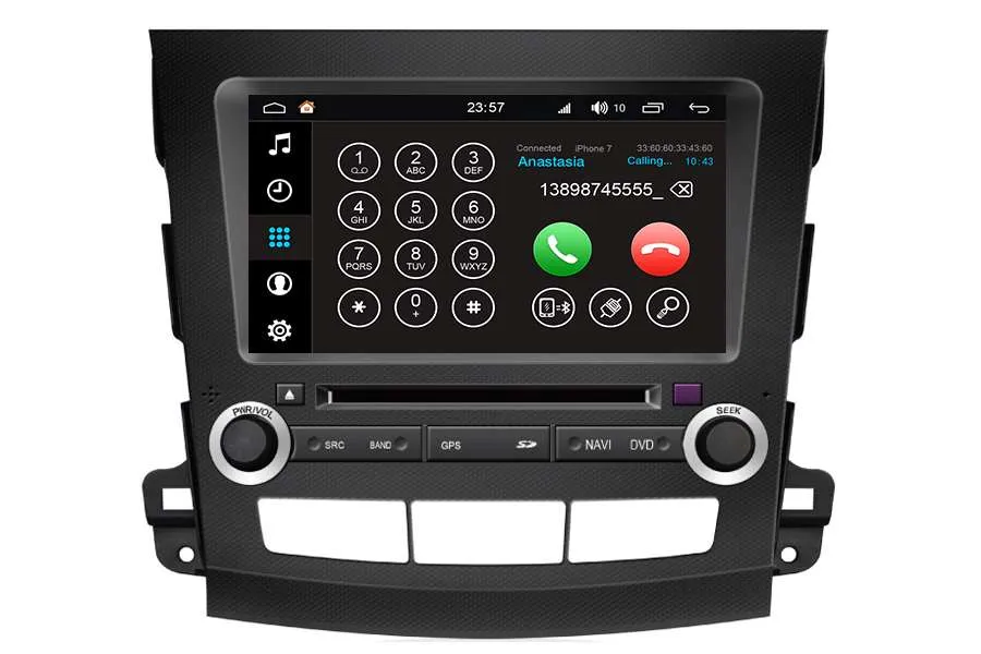 Peugeot 4007 2007-2011 Autoradio GPS Aftermarket Android Head Unit Navigation Car Stereo 