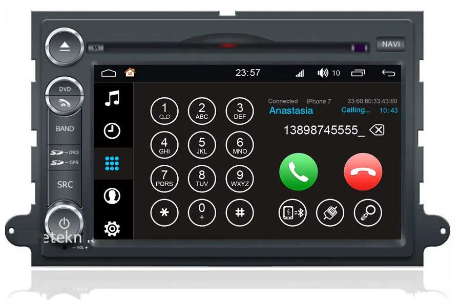 Ford Explorer/Fusion/Mustang/EDGE/Expedition Autoradio GPS Aftermarket Android Head Unit Navigation Car Stereo 