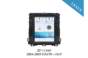 Lexus 2004-2009 GX470 10-4 inch Tesla Style Apple Apple CarPlay Android Radio Upgrade
