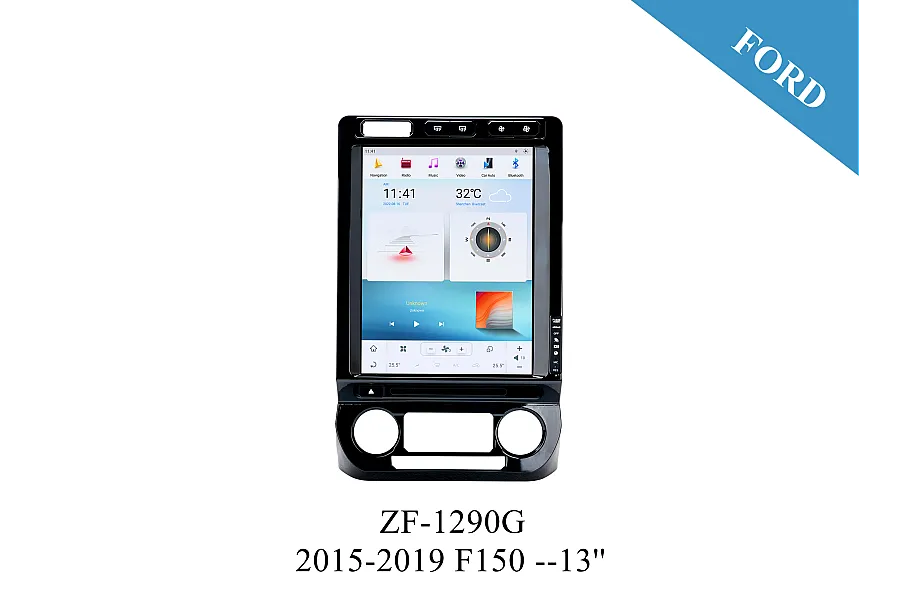 Ford 2015-2019 F150 12.1 inch Tesla Style Apple CarPlay Android Radio Upgrade