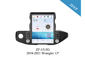 Jeep 2011-2021 Wrangler 13 inch Tesla Style Apple CarPlay Android Radio Upgrade