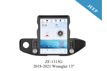 Jeep 2011-2021 Wrangler 13 inch Tesla Style Apple CarPlay Android Radio Upgrade
