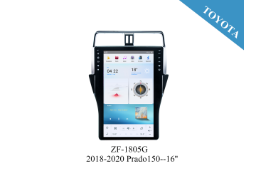 Toyota 2018-2020 Prado 16 inch Tesla Style Apple CarPlay Android Radio Upgrade