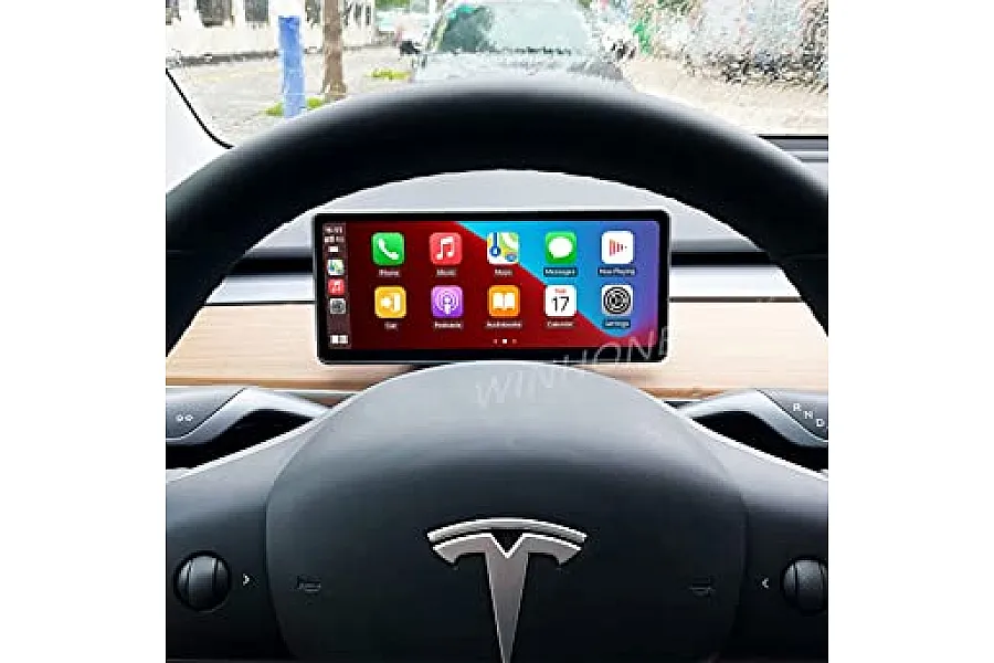 Tesla Style Vertical Screen for Model 3 and Model Y Aftermarket Carplay Radio Upgrade Headunit
