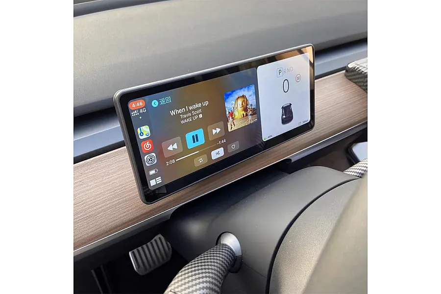Tesla Style Vertical Screen for Model 3 and Model Y Aftermarket Carplay Radio Upgrade Headunit