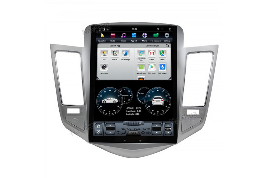 Chevrolet Classic Cruze Tesla style 10.4 inch Android Car DVD Player 