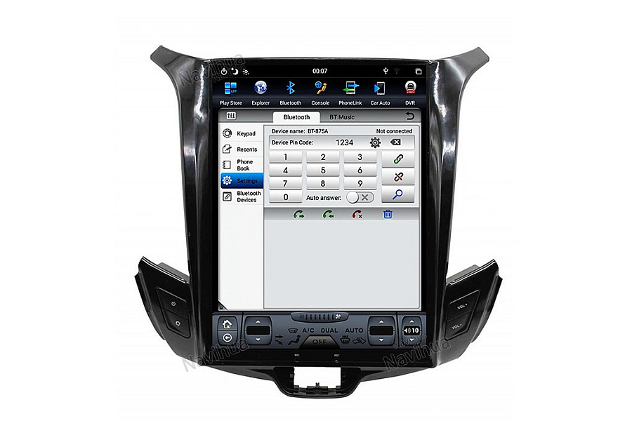 Chevrolet Cruze 2015 Tesla style 10.4 inch Android Car DVD Player image