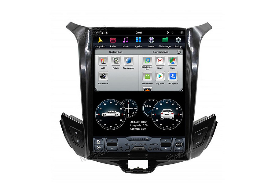 Chevrolet Cruze 2015 Tesla style 10.4 inch Android Car DVD Player image