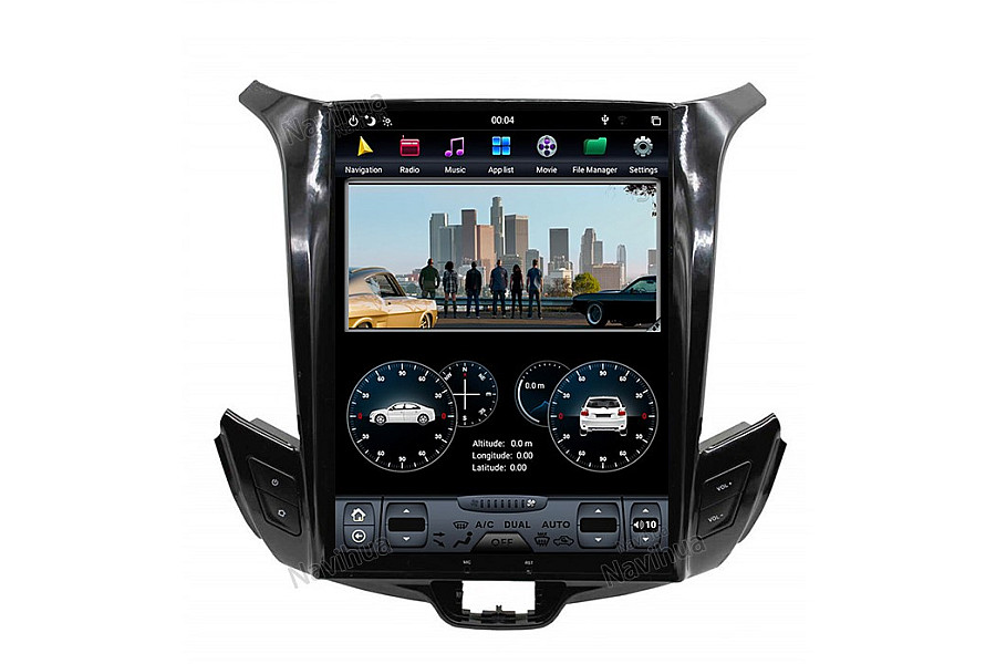 Chevrolet Cruze 2015 Tesla style 10.4 inch Android Car DVD Player image
