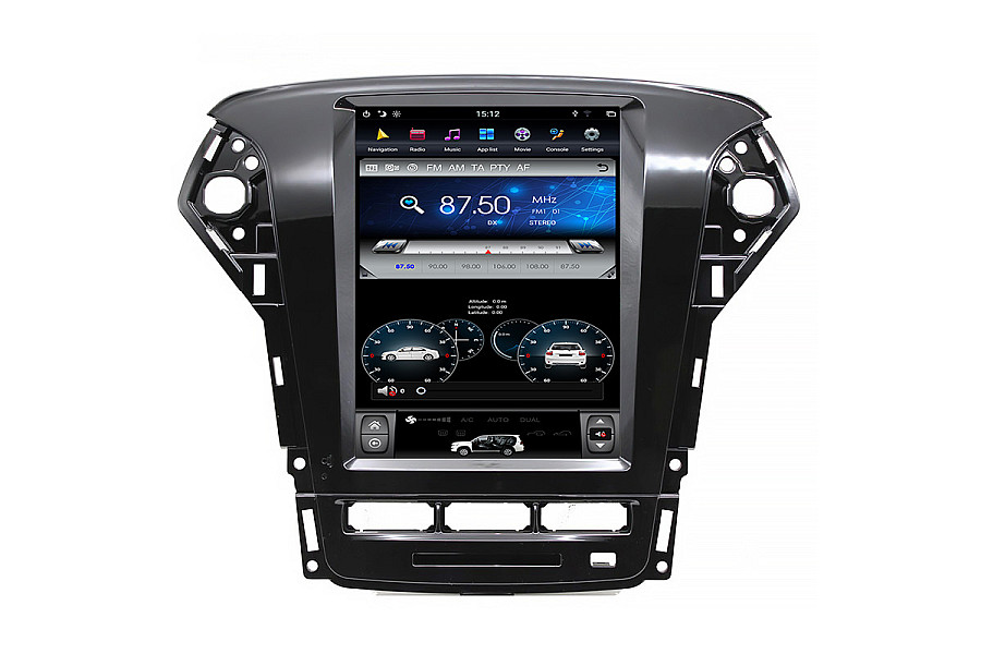 Ford Mondeo 2011-2013 Tesla style 10.4" Android Car DVD Player image