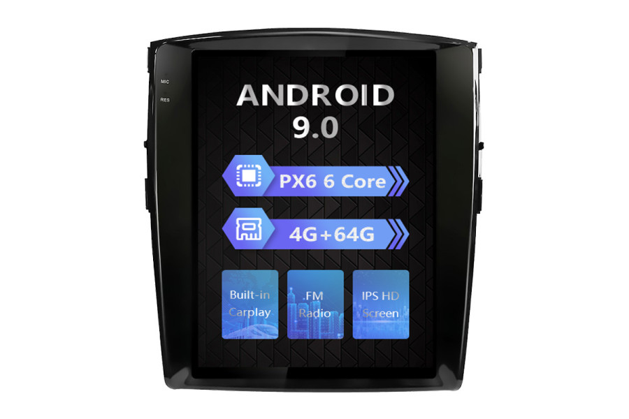 Mitsubishi Pajero V93 V97 Rockford Tesla style 12.1 inch Android Car DVD Player 