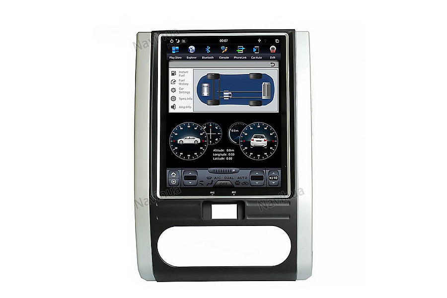 Nissan OLD X-Trail Tesla style 10.4 inch Android Car DVD Player image
