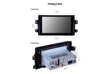 Suzuki SX4 fiat sedici 2006-2013 Aftermarket Radio Upgrade DAB
