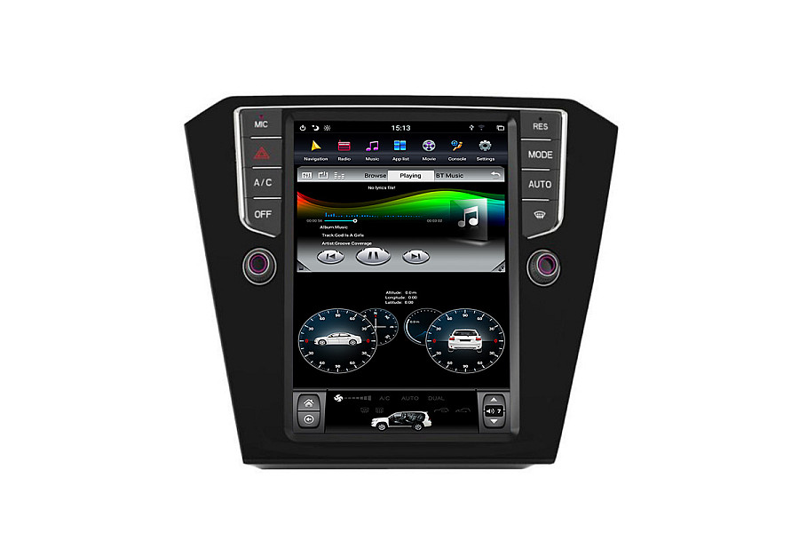 VW Passat 2016 Tesla style 10.4 inch Android Car DVD Player image